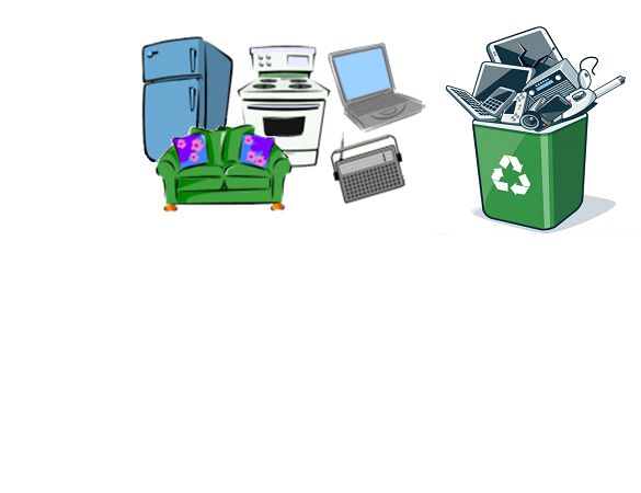 Ilustracja do informacji: Zbiórka odpadów wielkogabarytowych i elektrośmieci