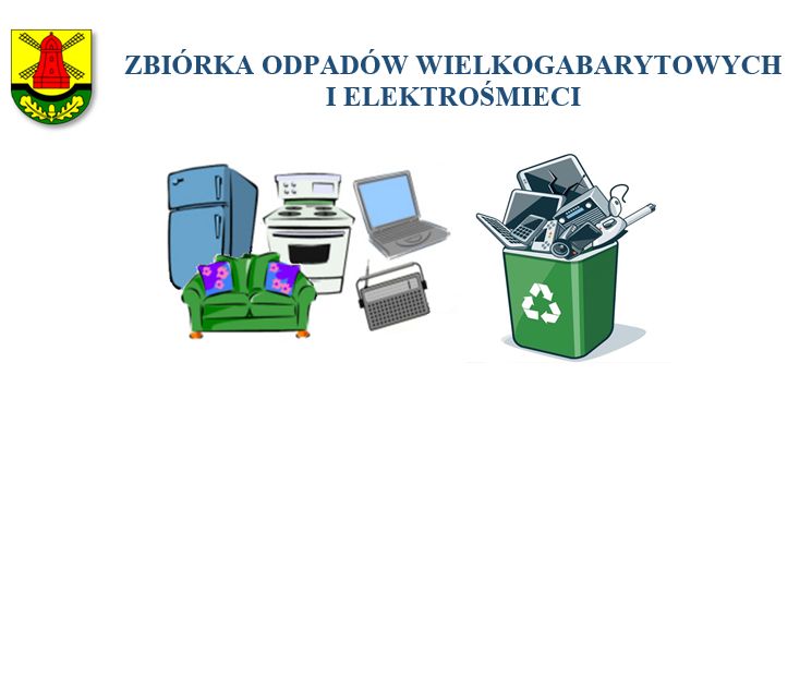 Ilustracja do informacji: Zbiórka odpadów wielkogabarytowych i elektrośmieci 