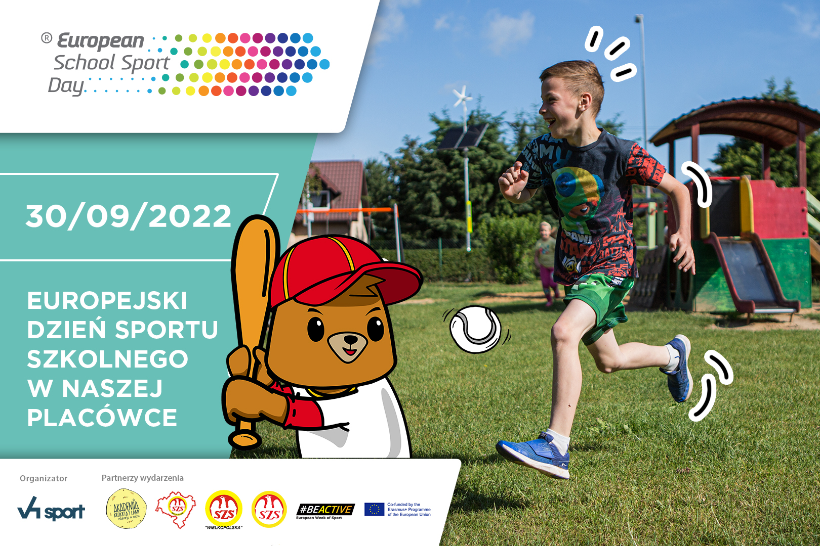 Ilustracja do informacji: Europejski Dzień Sportu Szkolnego (European School Sport Day – ESSD). 