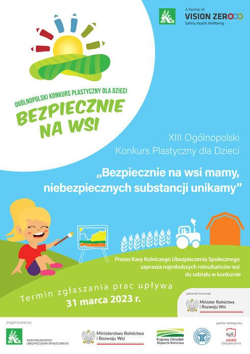 Ilustracja do informacji: XIII Ogólnopolskiego Konkursu Plastycznego dla Dzieci 